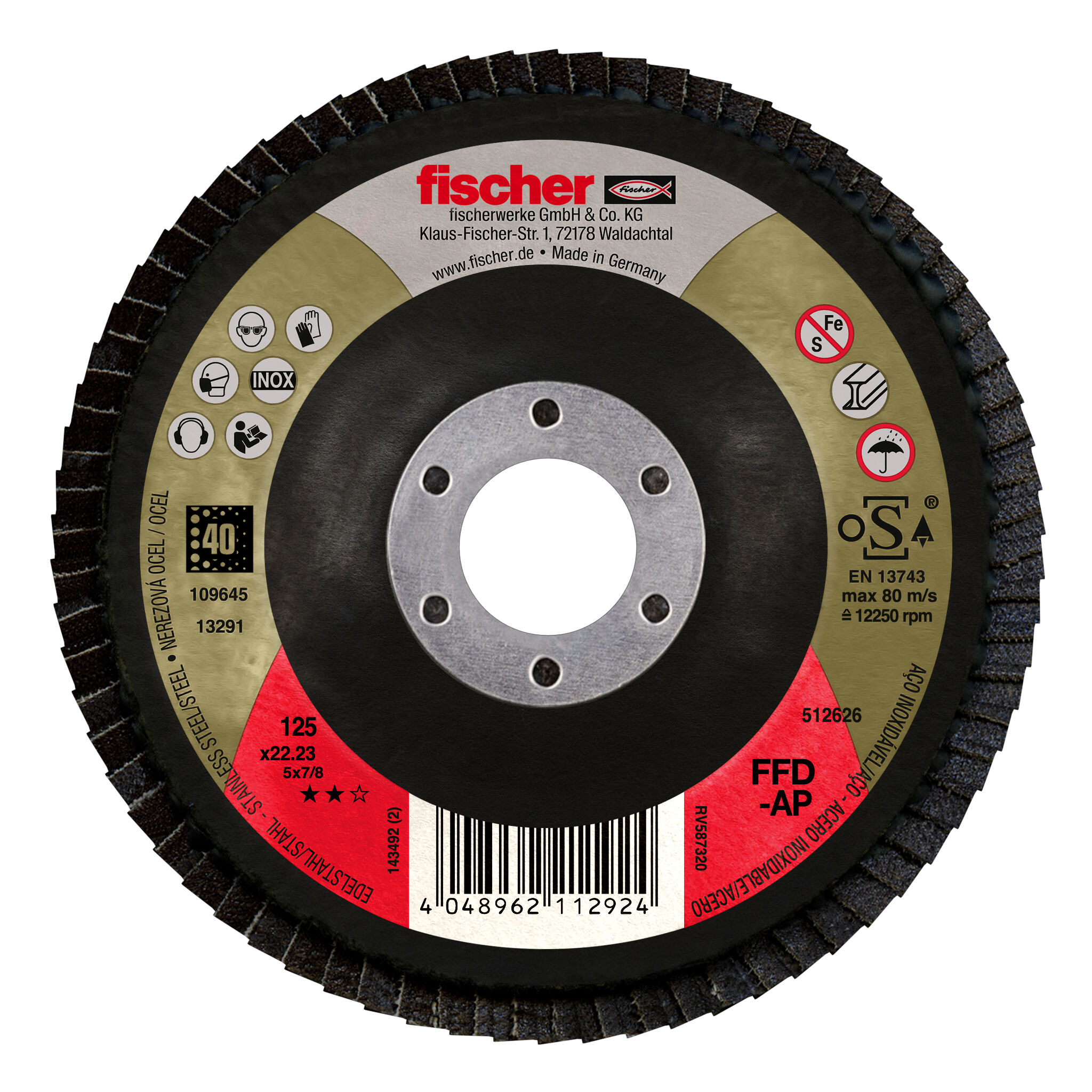 Flap disc FFDAP fischer international